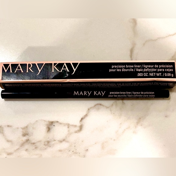 MK17. NIB. MARY KAY PRECISION BROW LINER BLACK BROWN - Picture 2 of 4